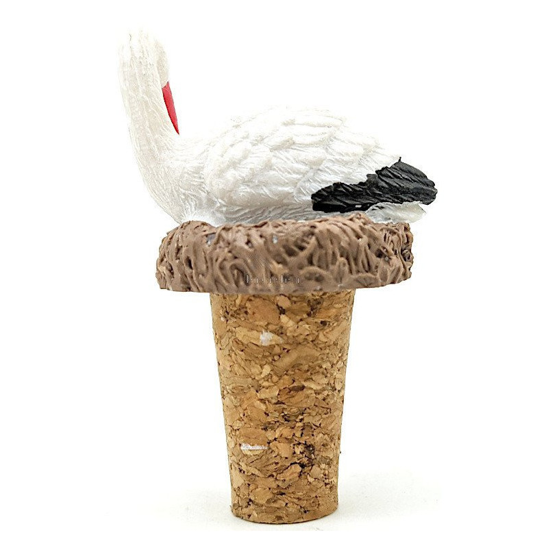 Resin cap and cork stork Alsatian