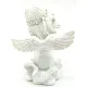Statut Ange avec Ailes portant une Colombe dans ses mains en résine