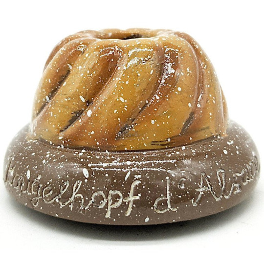Decorative Magnet Kougelhopf brown Alsace