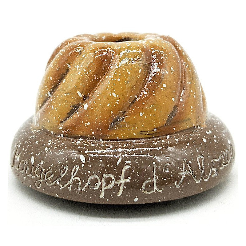Decorative Magnet Kougelhopf brown Alsace