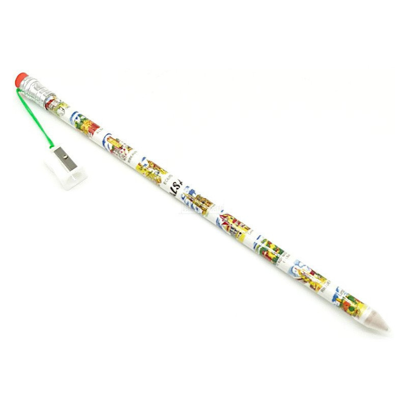 Maxi Crayon de papier avec Gomme et Taille Crayon décor Villes d'Alsace