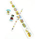 Paper pencil set with eraser, ruler and pencil sharpener with Alsatian towns decor