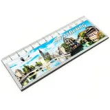 Magnet Décoratif Règle 13 cm décor Strasbourg en relief