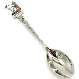 Collection Spoon with a Stork from Alsace and Village