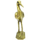 Alsace stork in brass-coated metal with Alsace marking