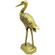 Alsace stork in brass-coated metal with Alsace marking