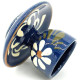 Egg Cup with Blue Plate from Soufflenheim Daisy