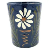 Blue Water Goblet from Soufflenheim Daisy