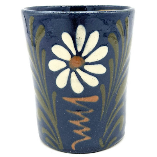 Gobelet à Eau Bleu de Soufflenheim Marguerite