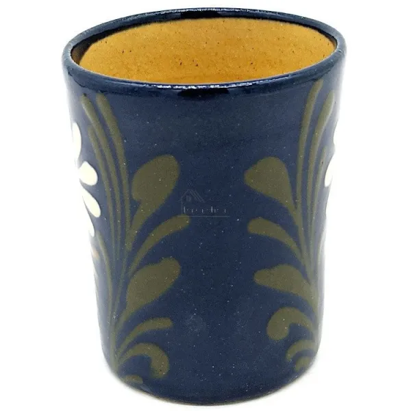 Blue Water Goblet from Soufflenheim Daisy