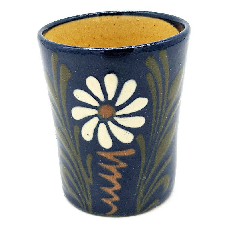 Blue Water Goblet from Soufflenheim Daisy