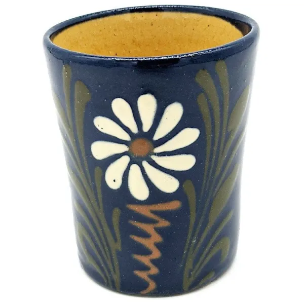 Blue Water Goblet from Soufflenheim Daisy