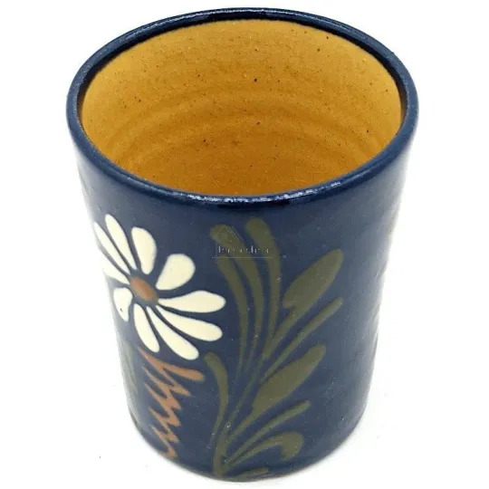 Waterglas Blauw van Soufflenheim Madeliefje