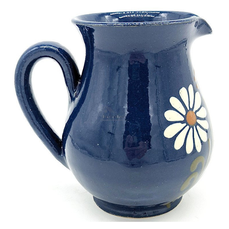 Weinkrug 50 cl Bleu de Soufflenheim Gänseblümchen