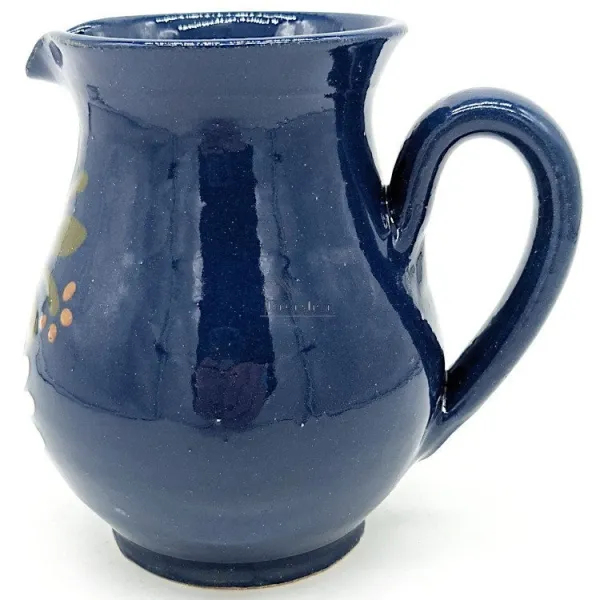 Pichet à Vin 50 cl Bleu de Soufflenheim Marguerite