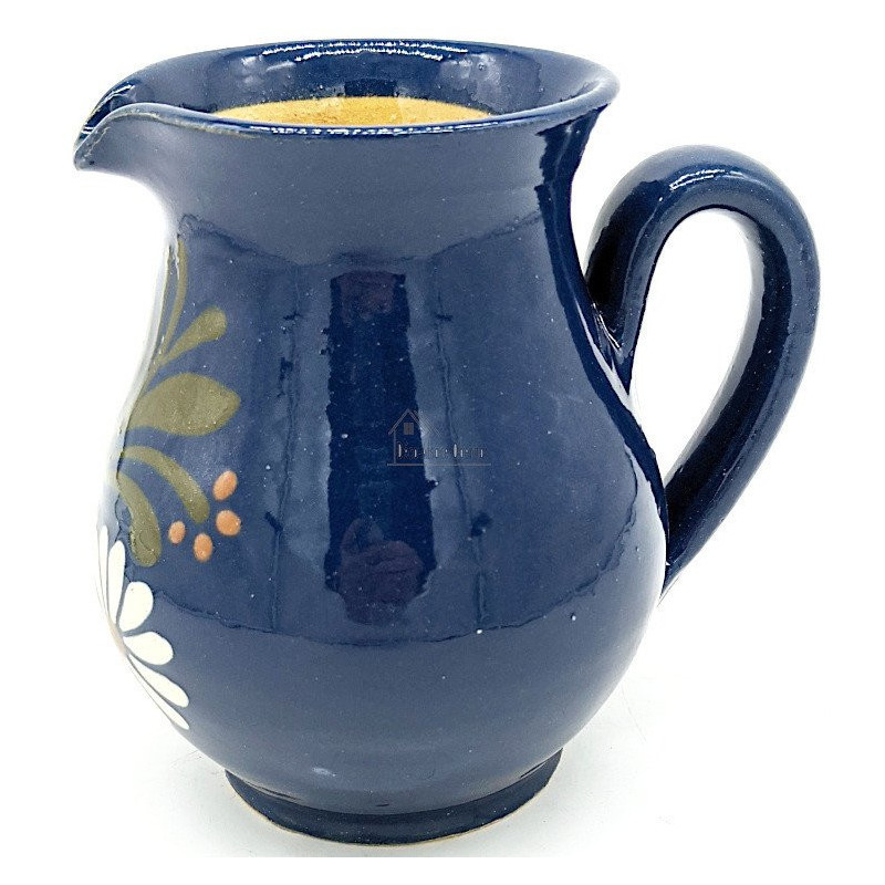 Weinkrug 50 cl Bleu de Soufflenheim Gänseblümchen