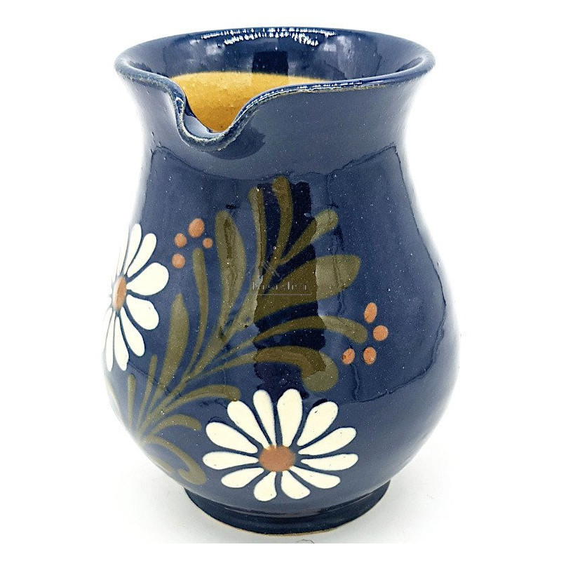 Weinkrug 50 cl Bleu de Soufflenheim Gänseblümchen