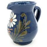 Wine pitcher 75 cl Bleu de Soufflenheim Daisy