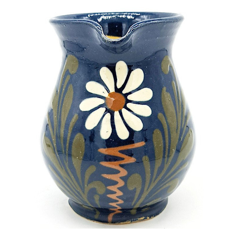 Weinkrug 75 cl Bleu de Soufflenheim Gänseblümchen