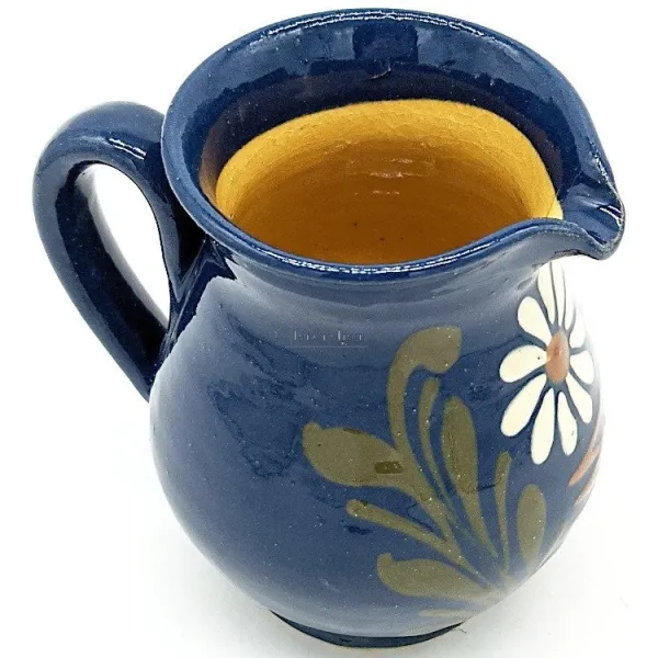 Wine pitcher 75 cl Bleu de Soufflenheim Daisy