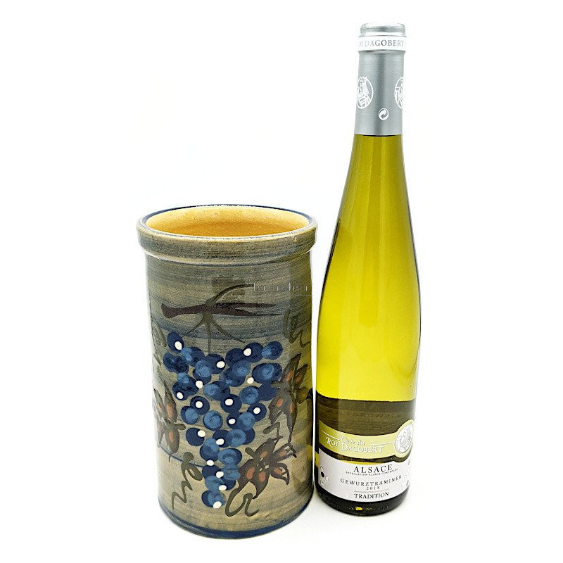 Soufflenheim Blue Wine Brick Vineyard Brush