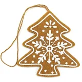 Hanging Felt Snow Christmas Tree