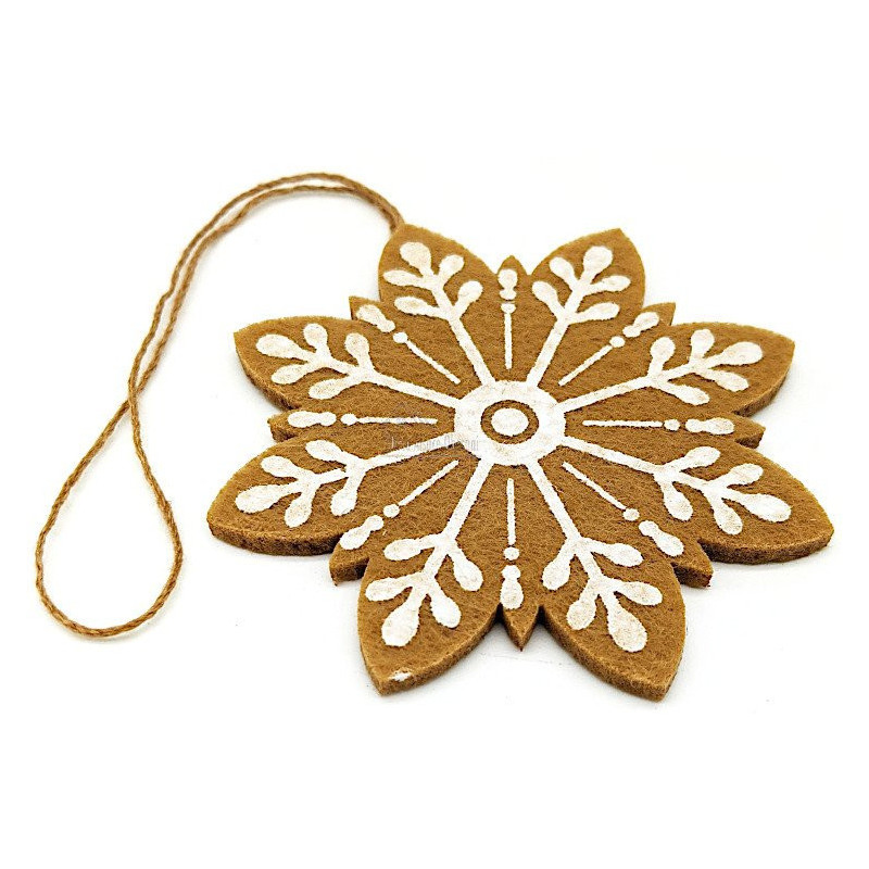 Hanging Felt Snowflake