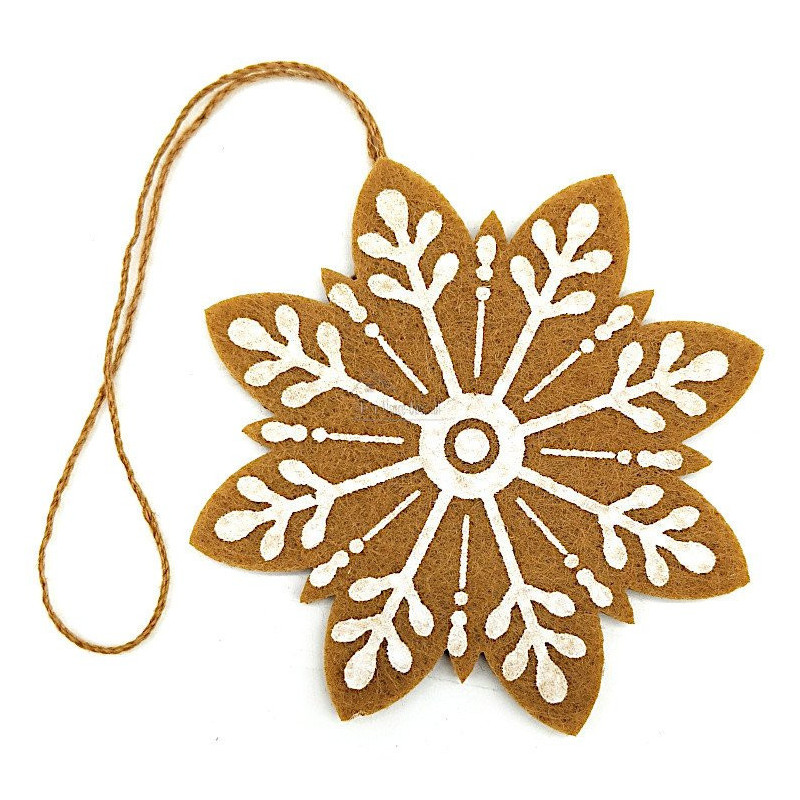 Hanging Felt Snowflake