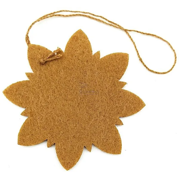 Flocon de Neige en Feutrine à suspendre