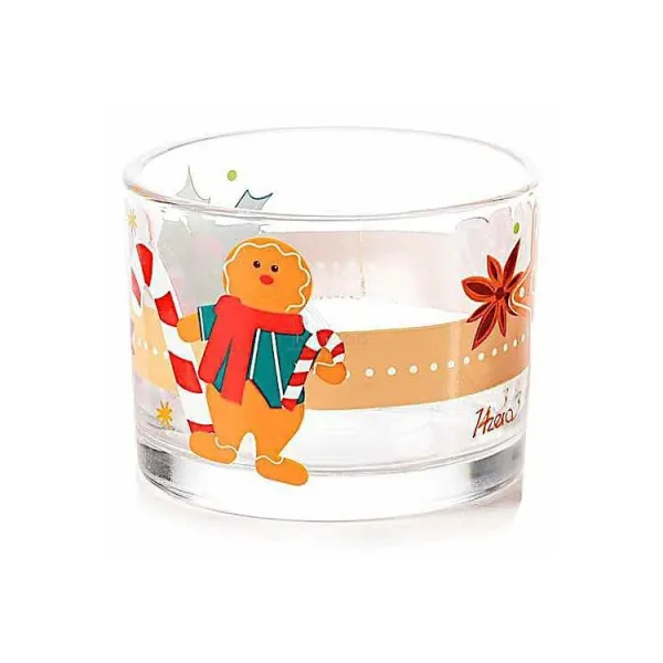 Set Apéritif 5 Bols en Verre sur Plateau en Bois Mannele