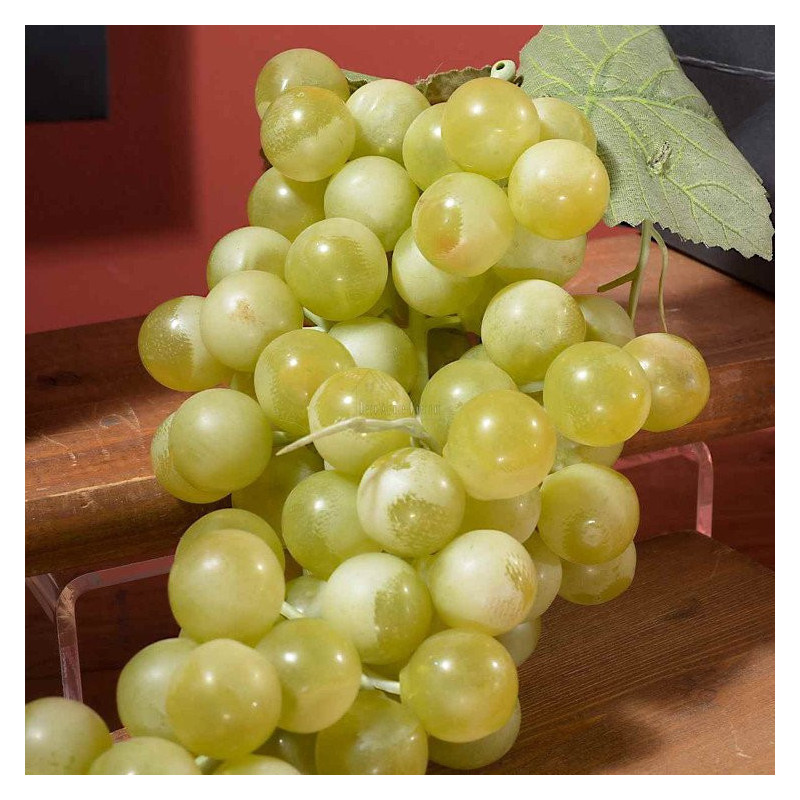 Grappe de Raisin Blanc Artificielle 25 cm