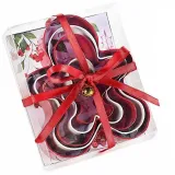 Box of 5 steel cookie cutters in the shape of Mannele