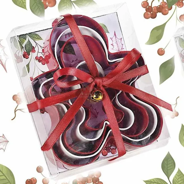 Schachtel mit 5 Ausstechformen aus Stahl in Mannele-Form