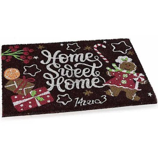 Non-slip Spicy Christmas doormat Brown