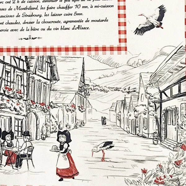 Kitchen Towel Recipe for Alsace Sauerkraut