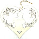 Alsace wooden heart decor La petite Pâtissière Hansi
