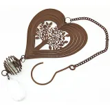 Coeur d'Alsace en métal décor laser Arbre de Vie