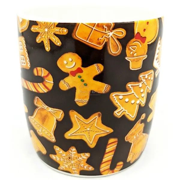 Coffret Maison avec Mug en Porcelaine décor Mannele, Maison et Cloches