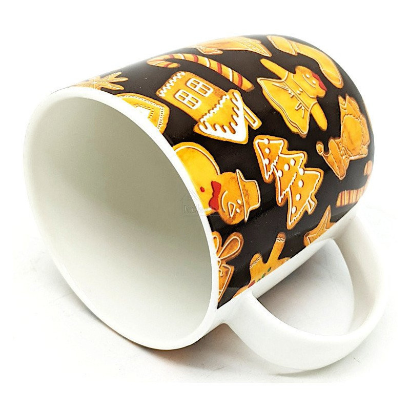 Coffret Maison avec Mug en Porcelaine décor Mannele, Maison et Cloches