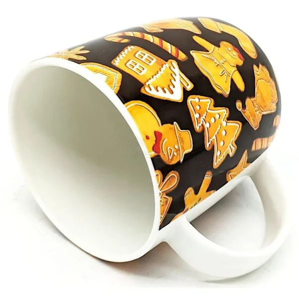 Coffret Maison avec Mug en Porcelaine décor Mannele, Maison et Cloches