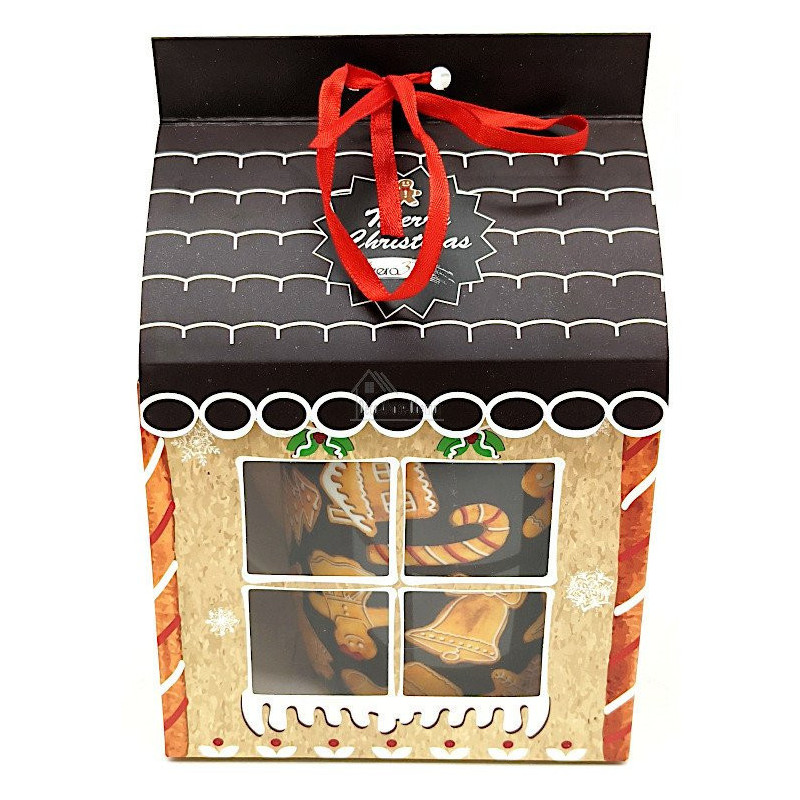 Coffret Maison avec Mug en Porcelaine décor Mannele, Maison et Cloches
