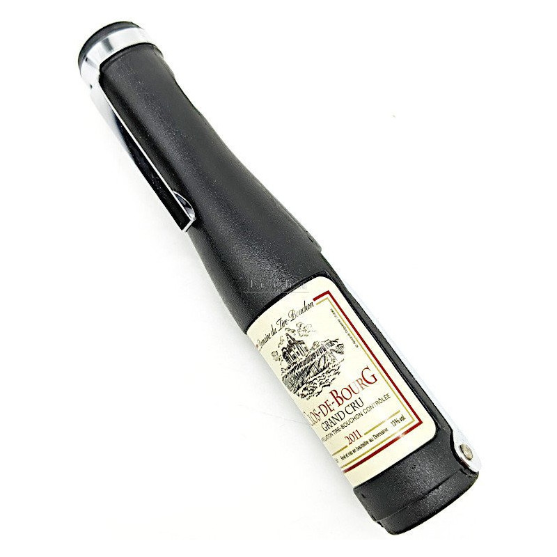 Corkscrew and grape bunch cork gift box