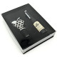Corkscrew and grape bunch cork gift box