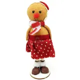 Bonhomme Fille en Pain d'Epices décoratif à poser