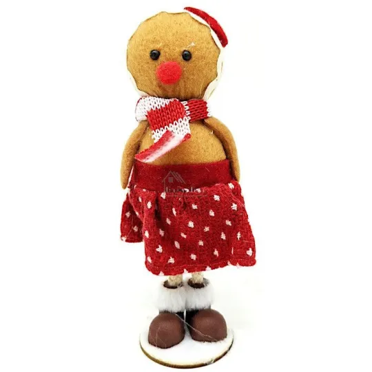 Bonhomme Fille en Pain d'Epices décoratif à poser