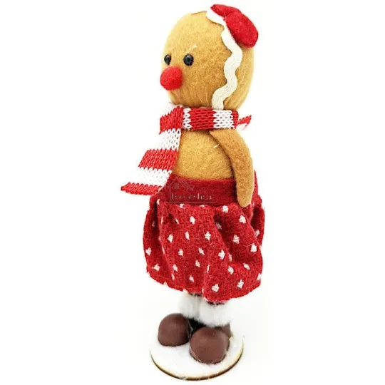 Meisjesfiguurtje in Peperkoek, decoratief om neer te zetten