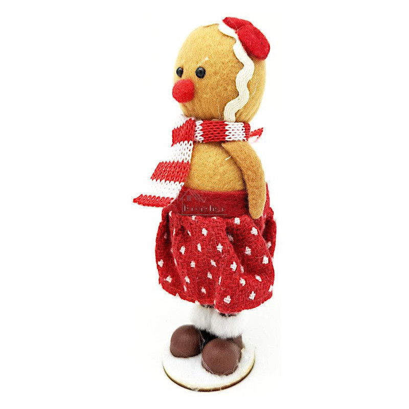 Bonhomme Fille en Pain d'Epices décoratif à poser