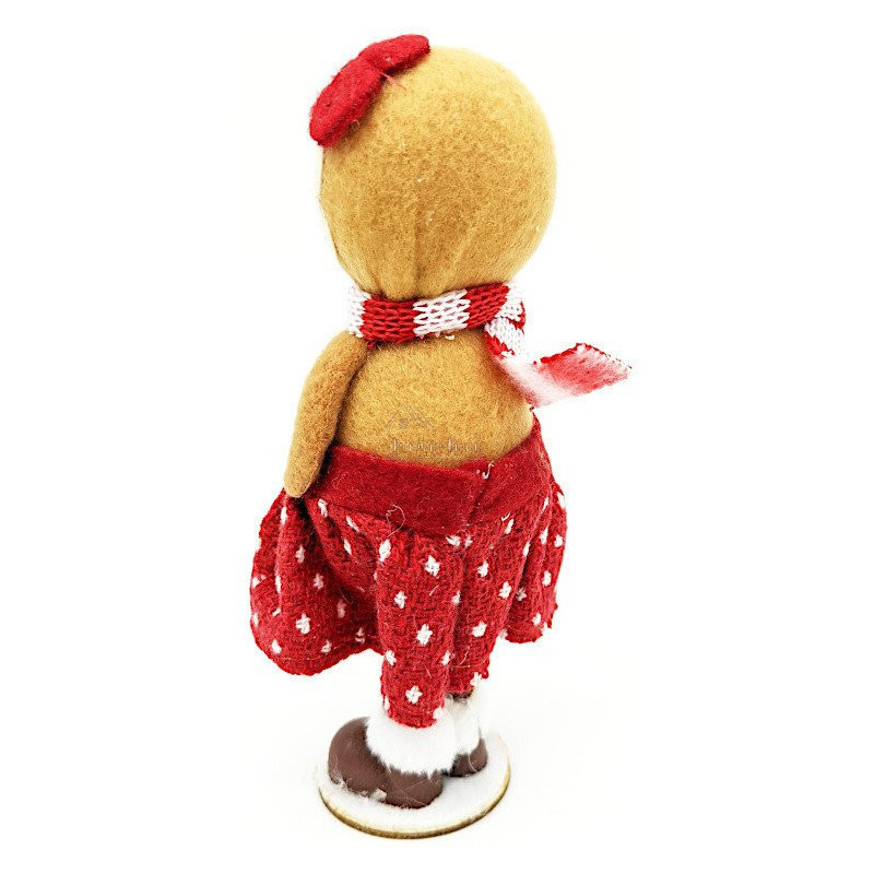 Bonhomme Fille en Pain d'Epices décoratif à poser