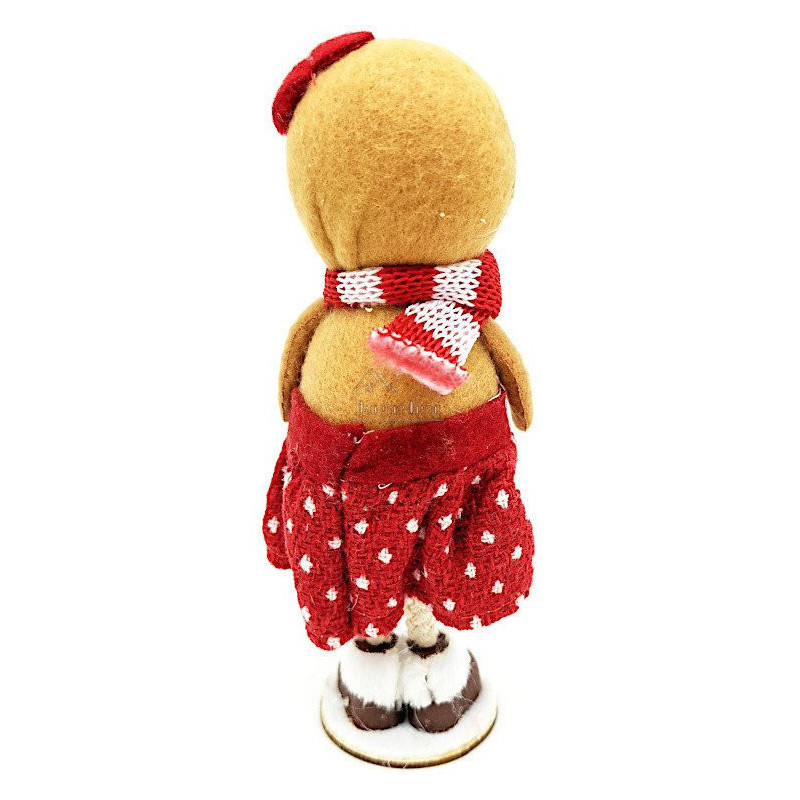 Bonhomme Fille en Pain d'Epices décoratif à poser