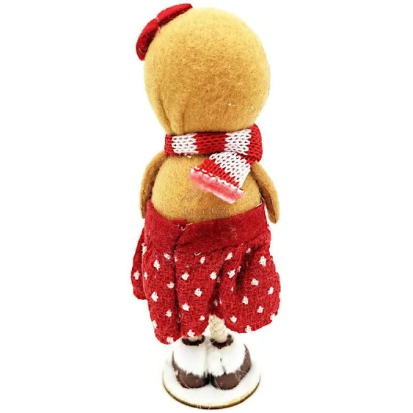 Bonhomme Fille en Pain d'Epices décoratif à poser